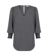 Gloweave Ladies Cleo V-Neck Shirred Cuff Top  | 1803WZ 